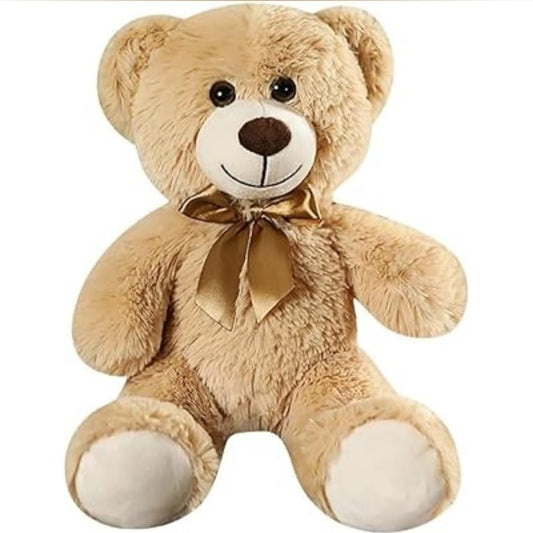 First Joy 13.8 Inch(35cm) Plush Teddy Bear with Bow - Cute Stuffed Animal Toy Velantine Day Gift Christmas Gift